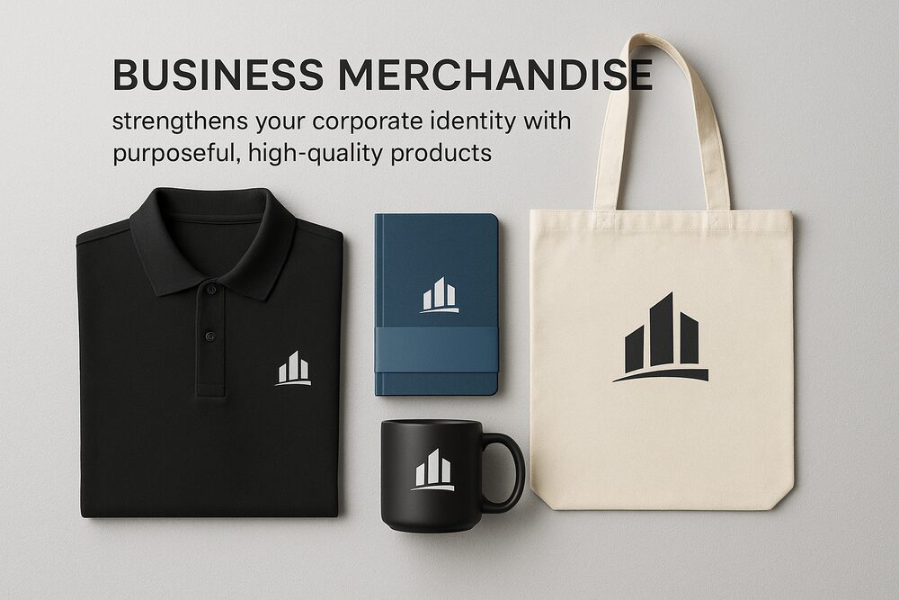 Custom business merchandise designed by LaserAds